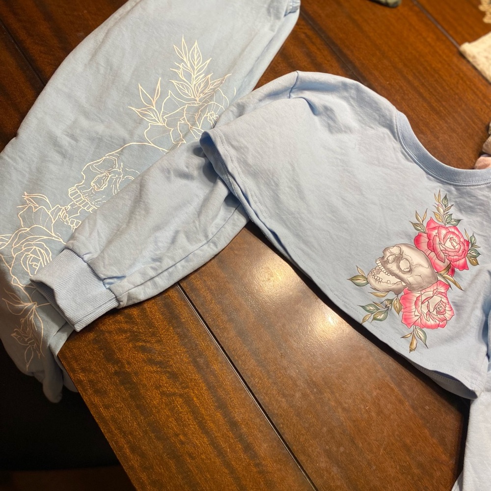 SHEIN crop top  and sweatpants SET